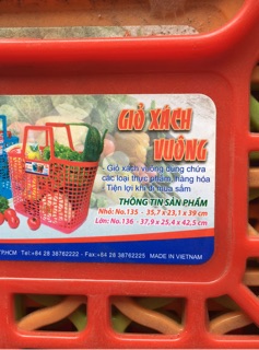 Giỏ đi chợ duy tân nhỏ-lớn