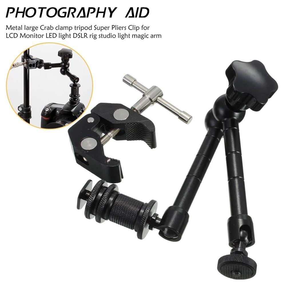 Kẹp Gắn Máy Ảnh Có Đèn LED AUGUSTINE