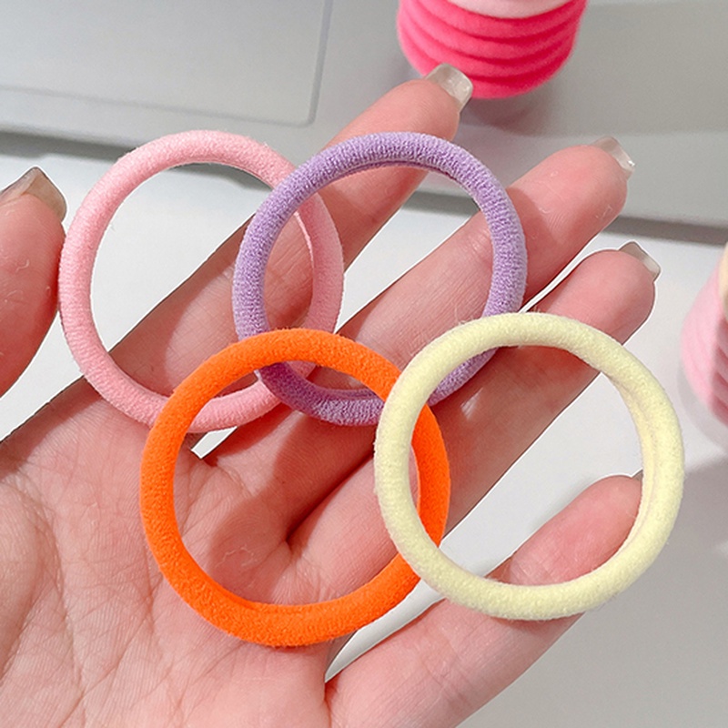 Bộ 24 Dây Cột Tóc Cao Su Co Giãn Thời Trang Hàn Quốc