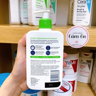 Sữa rửa mặt Cerave Hydrating Cleanser Value Size ( 473mL )