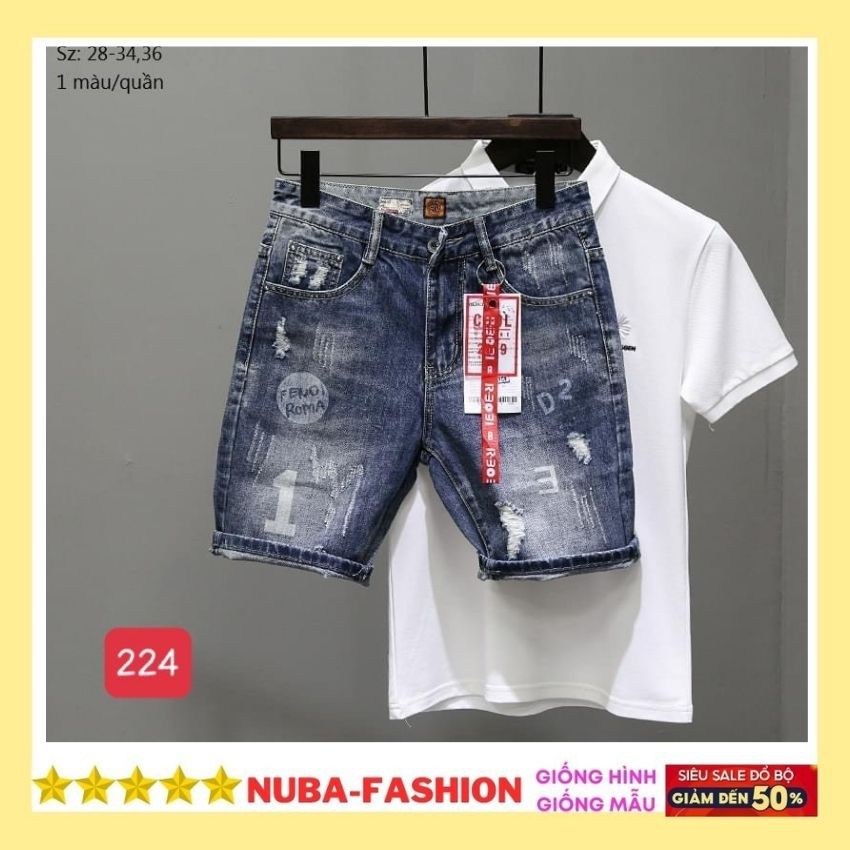 Quần short jean nam mẫu mới đẹp giá rẻ,quần bò TCS 224 | BigBuy360 - bigbuy360.vn