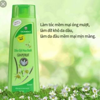 Dầu gội xả bưởi 2 trong 1 Thoracao 400ml hỗ trợ kích thích mọc tóc