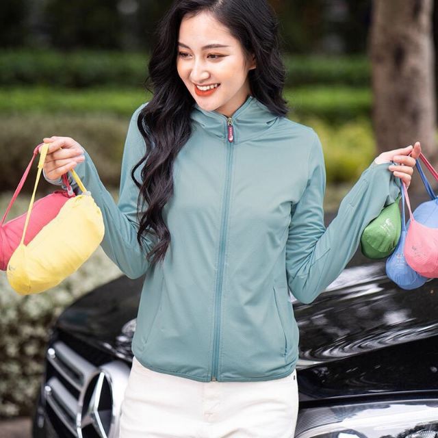 Áo chống nắng nữ công nghệ Nhật - Chất làm mát cao cấp mẫu mới hè 2020
