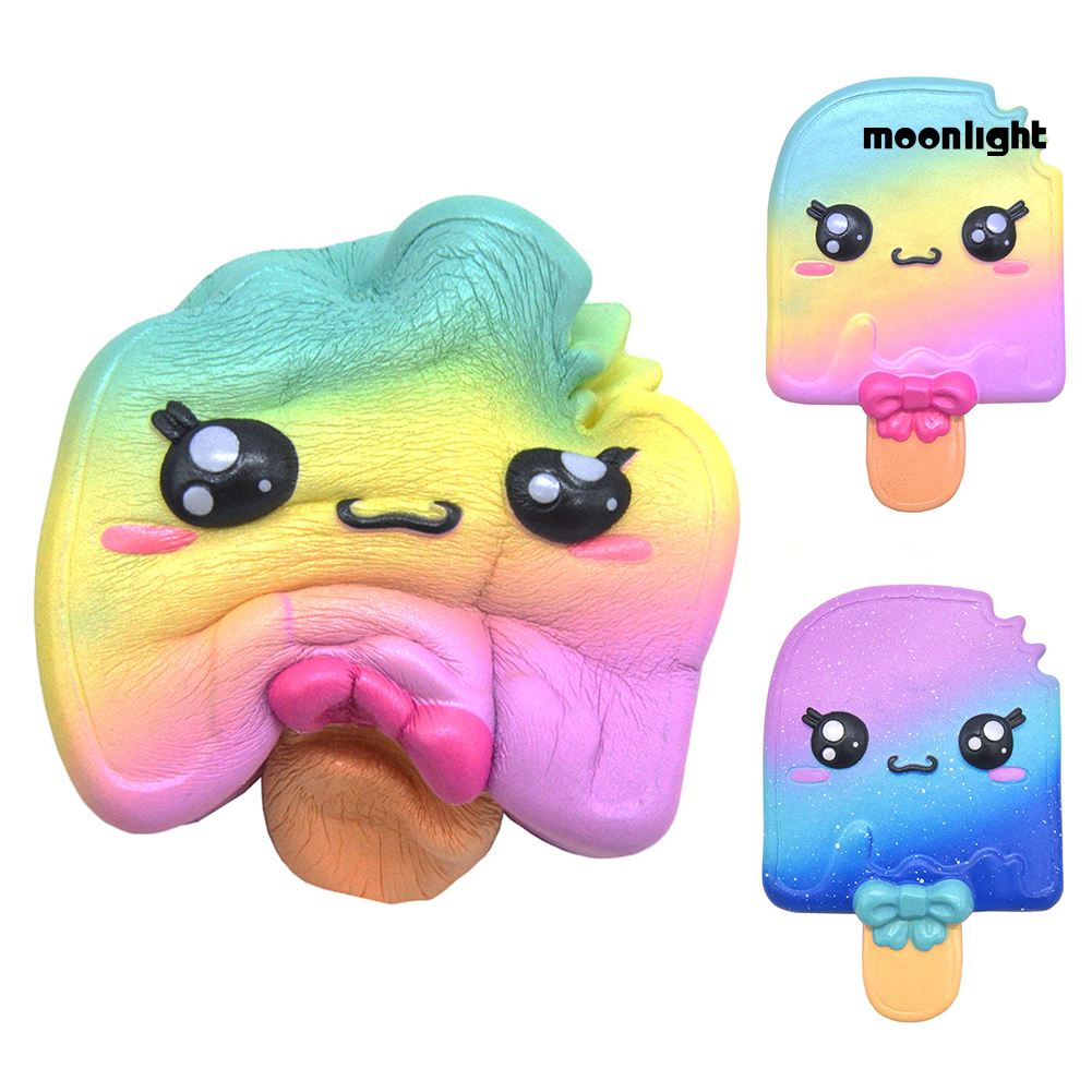 Đồ Chơi Xốp Squishy Giảm Stress Hình Cây Kem Ốc Quế Dễ Thương Cho Bé