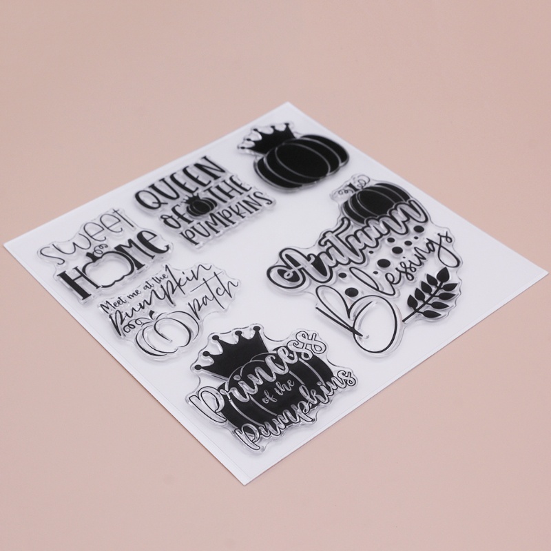 Con Dấu Silicone Trong Suốt In Nổi Họa Tiết Bí Ngô Mùa Thu Dùng Trang Trí Album Ảnh Diy | BigBuy360 - bigbuy360.vn