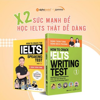 Sách -Combo How To Crack The IELTS Writing Test Vol.1 + How To Crack The IELTS Speaking Test - Part 1