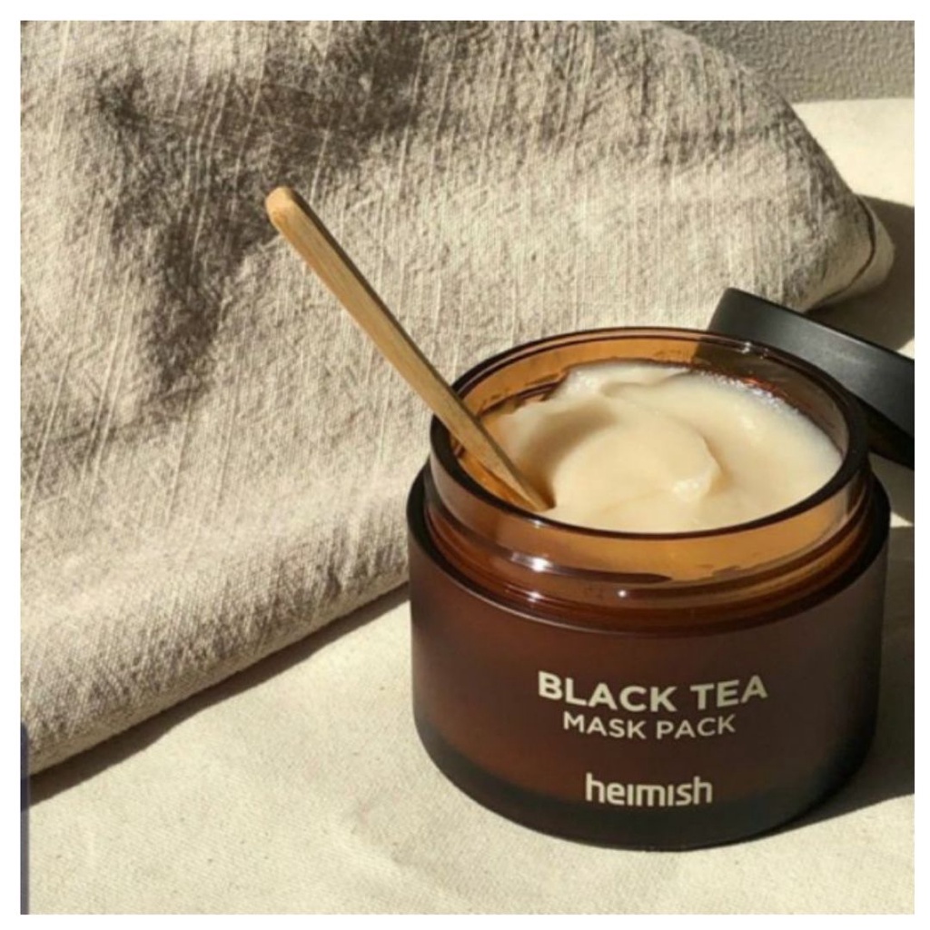 Mặt nạ dịu da &amp; dưỡng trắng trà đen Heimish Black Tea Mask Pack (110ml)