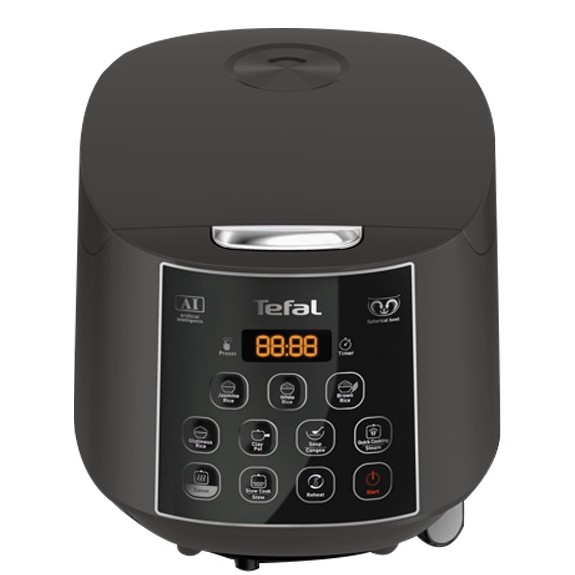 Nồi cơm điện tử Tefal RK736B68 1.8 lít  750 W lòng nồi chống dính - Chính hãng BH 24 tháng