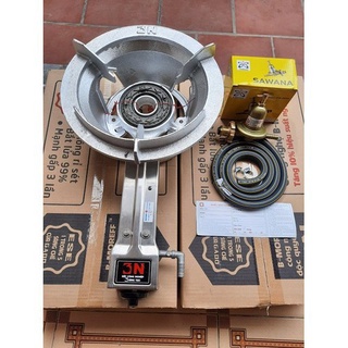Bếp gas công nghiệp Gado 3N + Bộ Van Dây Chính Hãng