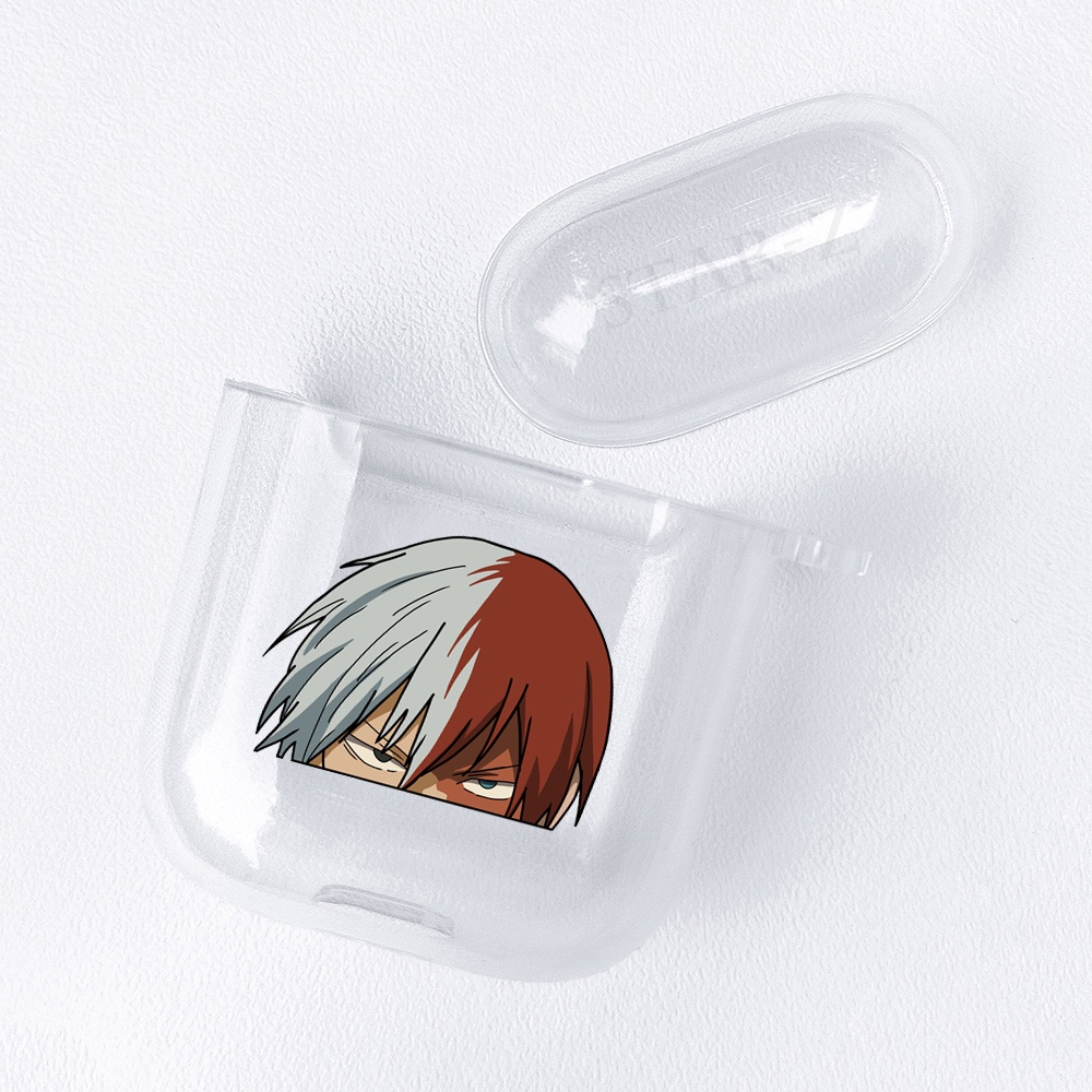 Vỏ Bảo Vệ Hộp Sạc Tai Nghe airpods pro 3 2 1 bluetooth Không Dây Bằng tpu Mềm Trong Suốt Hình Nhân Vật anime gojo satoru