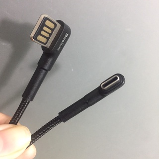 Cáp sạc type-C đầu USB cắm 2 chiều Baseus Cafule Double Bend