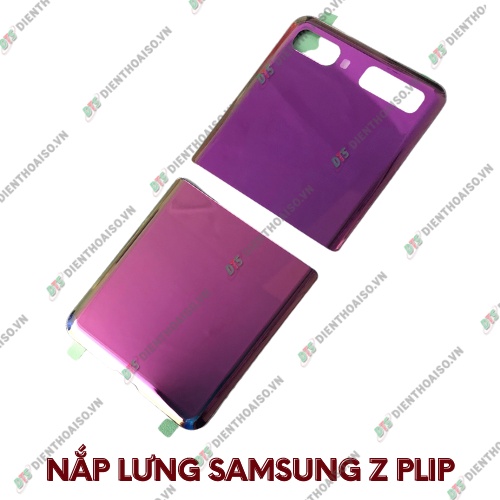 Nắp lưng samsung zflip màu hồng