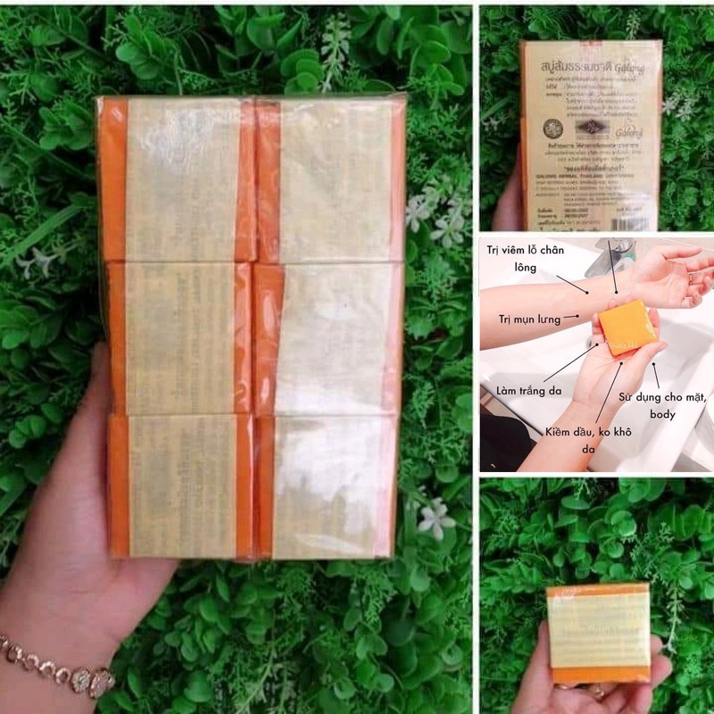 Xà Phòng Nghệ Thailand giảm mụn - sáng da mờ thâm và giảm viêm lỗ chân lông | BigBuy360 - bigbuy360.vn