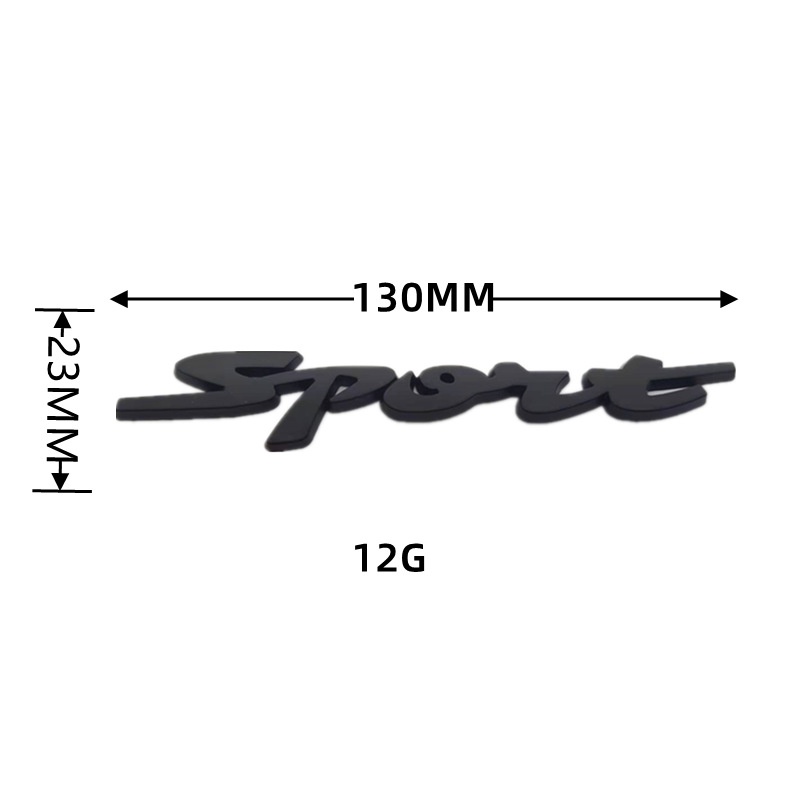 1 Miếng Dán Logo 3D Bằng Kim Loại Trang Trí Xe Hơi Xe Mô Tô