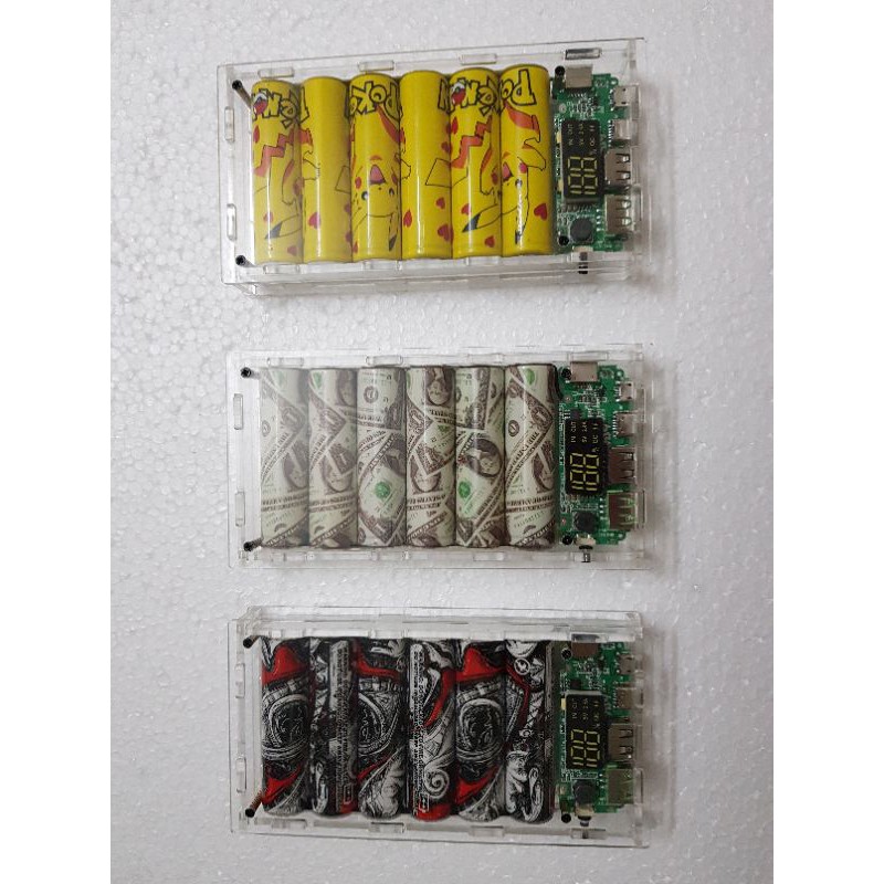 SẠC DỰ PHÒNG MICA TRONG SUỐT - ĐỘC LẠ - Bảo hành 6 THÁNG
