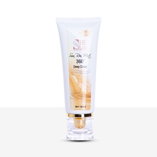 Sữa rửa mặt she life hoa cúc sạch thoáng dưỡng ẩm dịu nhẹ 200ml tặng cọ rửa mặt cao cấp