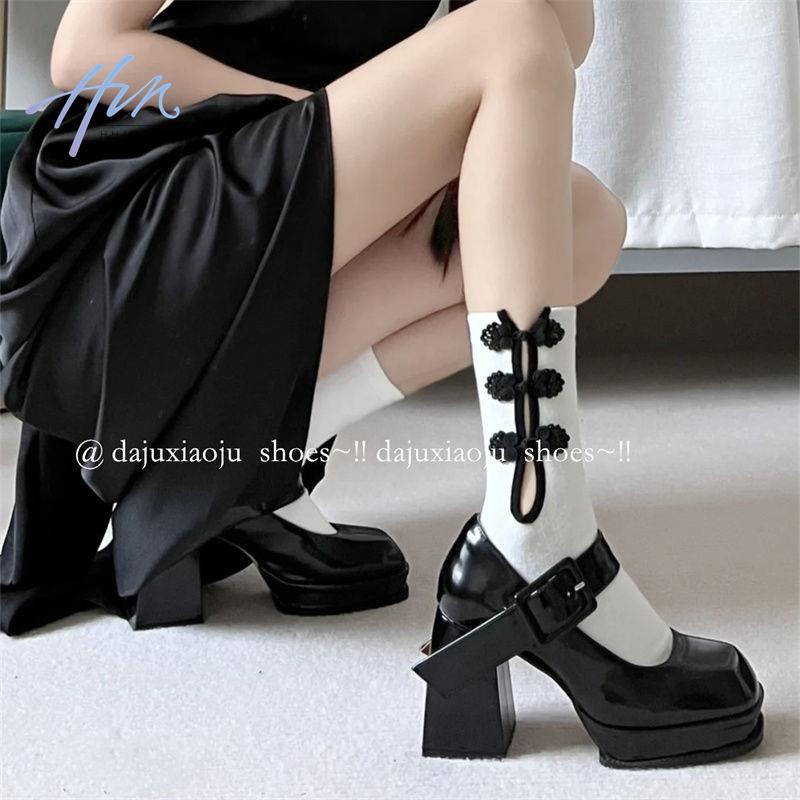 Giày Cao Gót Da Đế Dày Thời Trang Mùa Hè Dành Cho Nữ 2022