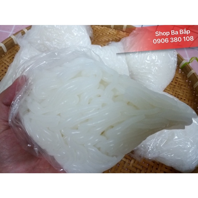 (Ship nhanh) Bánh canh bột lọc tươi sợi trong dai ngon không chua gói 500g