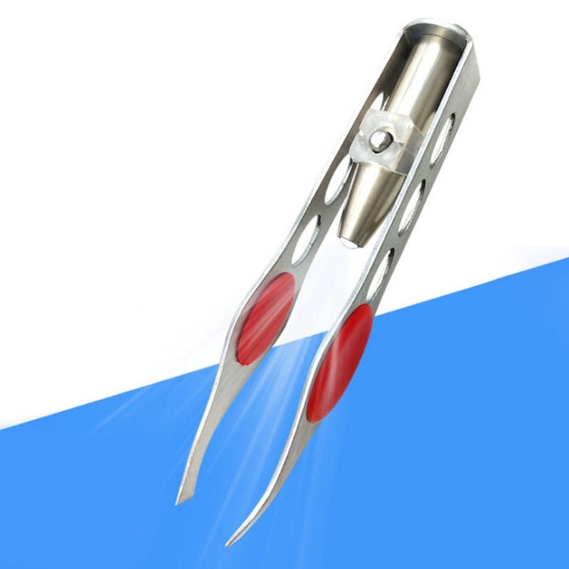 Nhíp Nhổ Lông Mày Bằng Thép Không Gỉ Có Đèn LED Độ Chính Xác Cao YOUYO