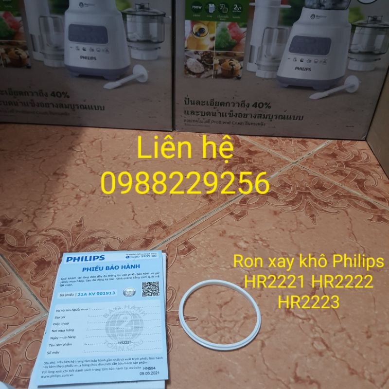 Gioăng chính hãng máy xay Philip HR2221 HR2222 HR2223