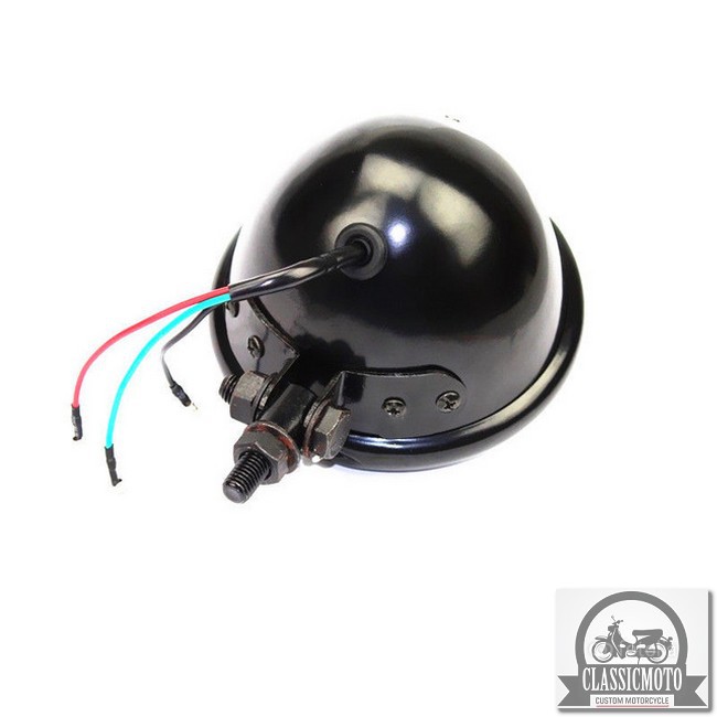 ĐÈN PHA XE MÁY ĐỘ CLASSIC - Đèn pha Harley Cafe Racer Chopper Bobber CG125 GN125