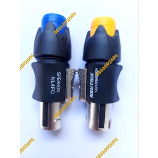 Jack cắm loa speakon neutrik bọc inox, bộ 4 chiếc