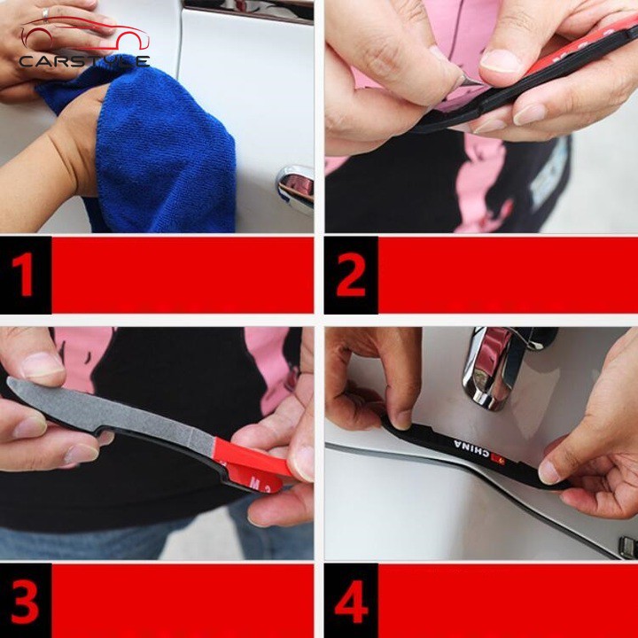 Bộ Nẹp 4 Chiếc Trang Trí Bảo Vệ Chống Va Đập Cánh Cửa Ô Tô/ Mã CYX    KIA BENZ BMW Toyota Ford VOLVO MAZDA MITSUBISHI Audi HONDA lexus C200 GLB GLC