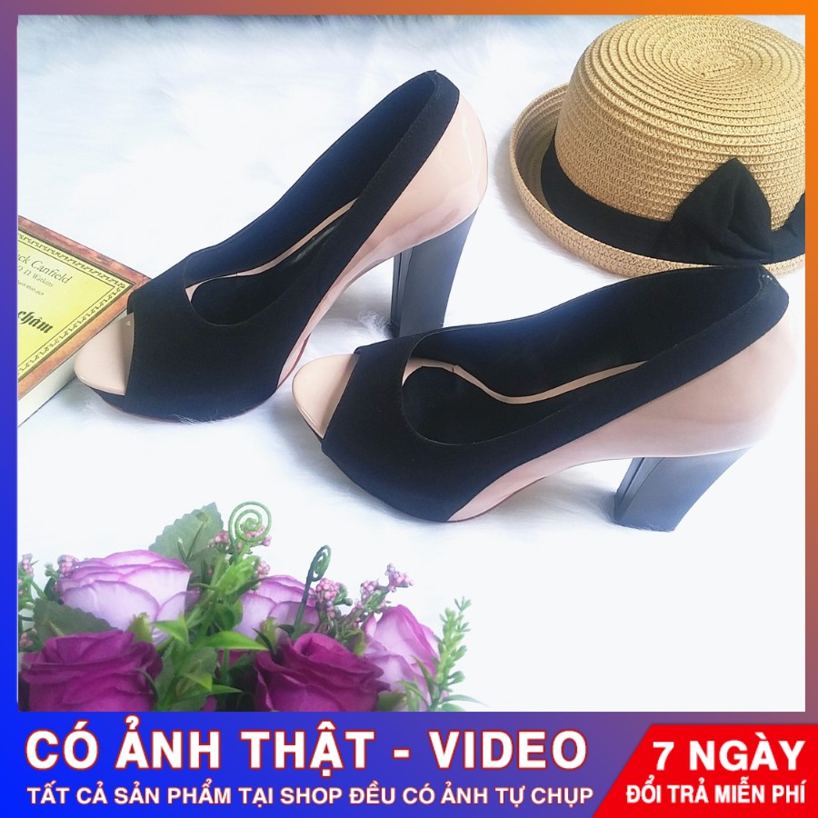[ẢNH THẬT - FREE SHIP] Giày cao gót thời trang ROSATA RO96 - HÀNG VIỆT NAM - BKSTORE
