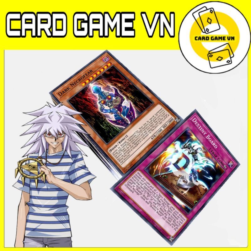 [BÀI IN] Bài YuGiOh - Bộ 45 lá bài Dark Necrofear của Bakura - Card Game VN