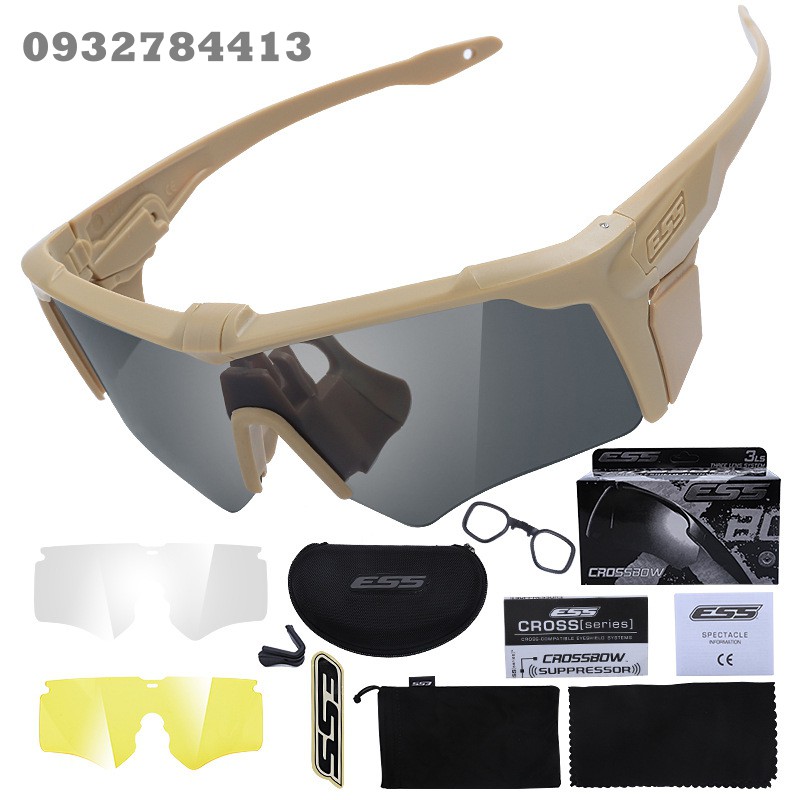 Mắt kính lính nhiều tròng Crossbow AF có gọng cận