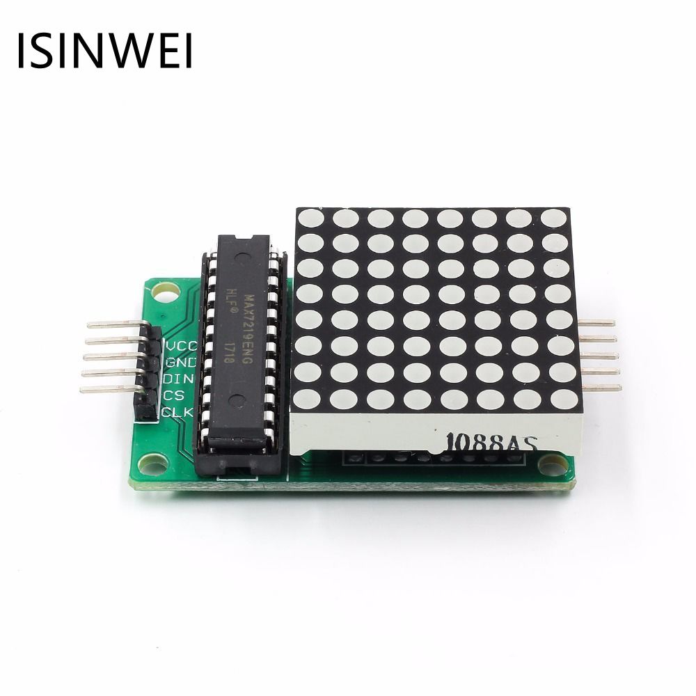 Mô Đun Điều Khiển Ma Trận Đèn Led Max7219 Mcu 5v Đầu Ra 8x8