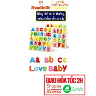 Bảng chữ cái bằng gỗ cao cấp Wisdom cool fort