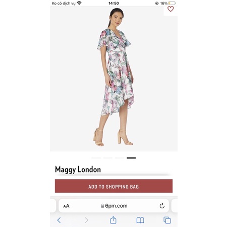 Đầm chiffon Maggy london dáng xoè