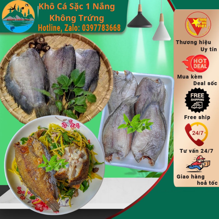 Sặc bổi Cà Mau 1 nắng (Hàng lạt) - Khô cá sặc bổi 1 nắng - Giao siêu tốc HCM 1-2h HOÀNG CHÂU FOOD