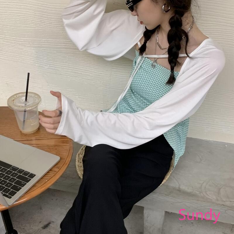 Áo Khoác Chống Nắng Dài Tay Dáng Rộng Thời Trang Mùa Hè Hàn Quốc Dành Cho Nữ