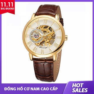 Đồng hồ cơ nam thời trang Forsining hàng chính hãng, làm quà tặng cho bố, chồng, thầy giáo, fullbox