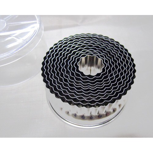 Bộ cutter tròn hoa 12 chiếc