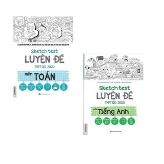 Combo Sketch Test Luyện Đề THPT QG 2020 Toán + Tiếng Anh