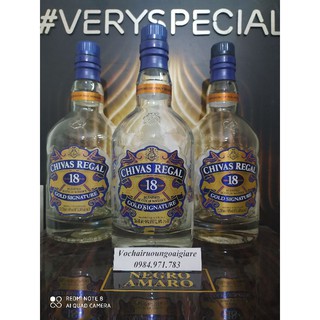 vỏ chai rượu CHIVAS 12,15,18, BLUE