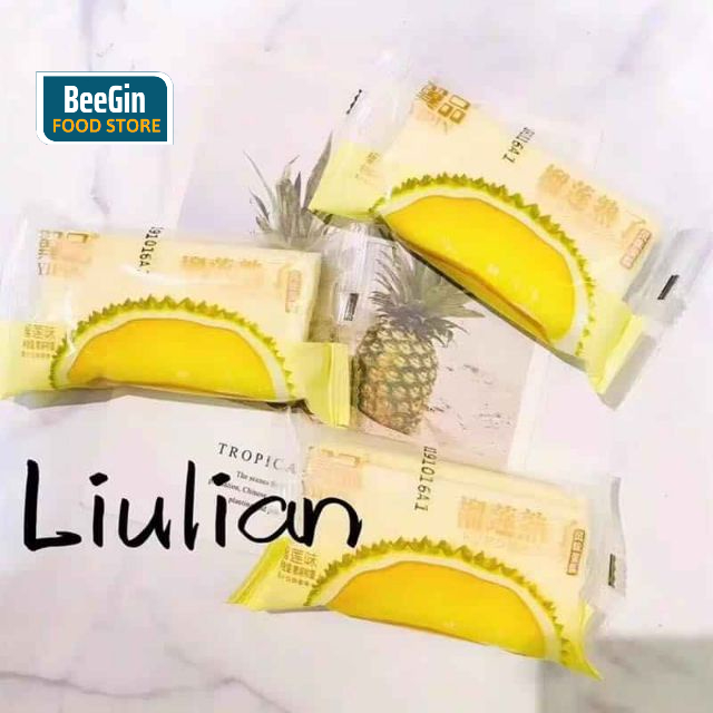 Bánh hấp Bông Lan Yipin Đài Loan vị đậu nành, dưa lưới, xoài, sầu riêng Thùng 2kg - B58-T