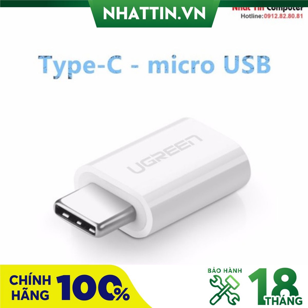 Đầu chuyển đổi Type-C sang Micro USB Ugreen 30154