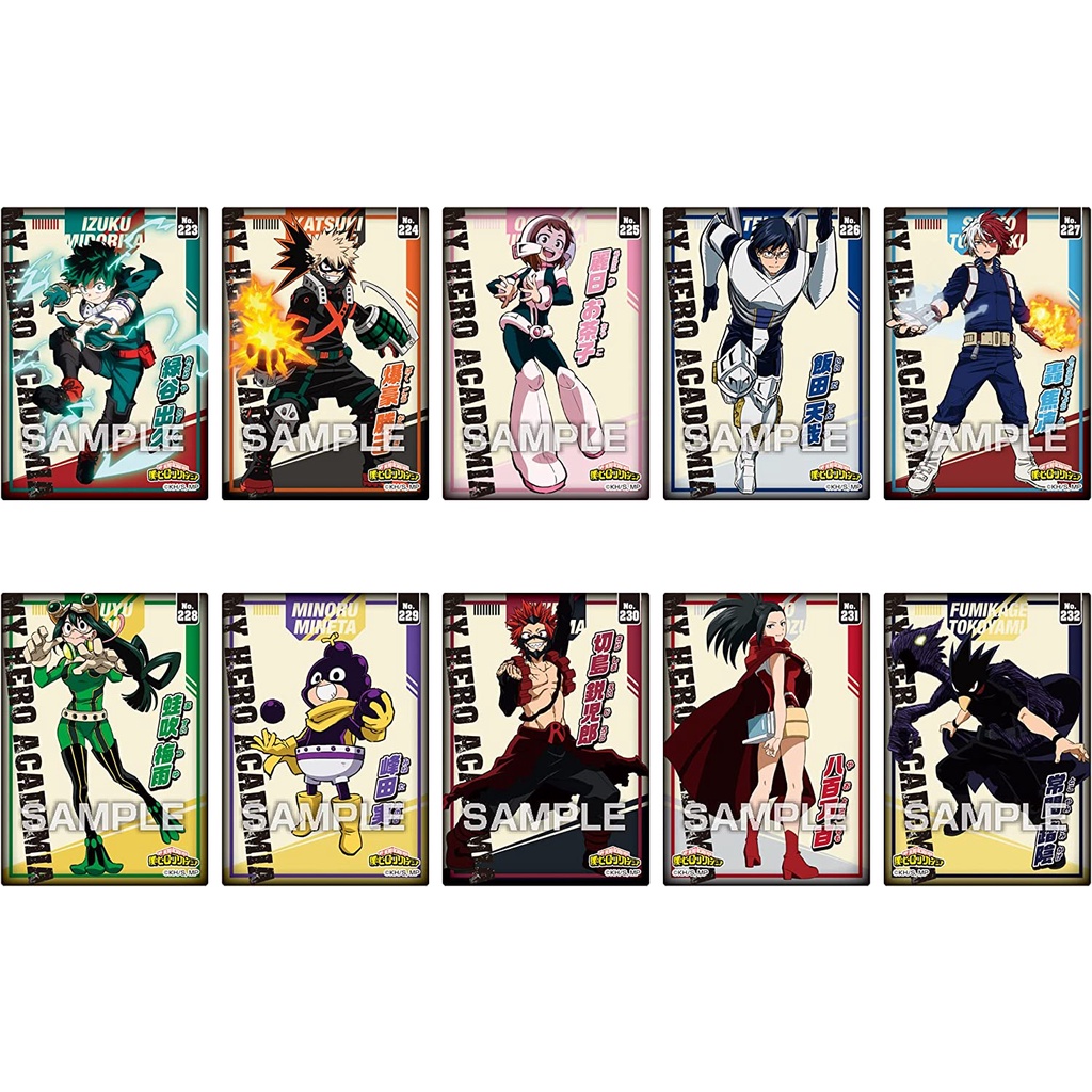 Gói Thẻ Nhân Phẩm Boku No Hero Academia Clear Card Vol 5