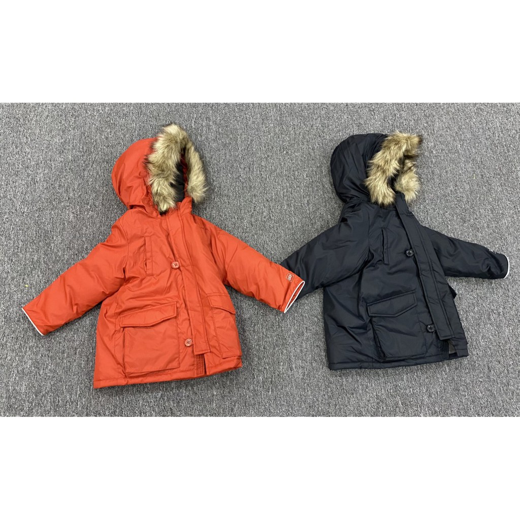 Áo Khoác Phao Parka đại hàn Bé trai và gái cao cấp G-AP mềm ấm đẹp chỉ dư size 4 và 5 cho bé từ 15kg đến 22kg XanhHouse