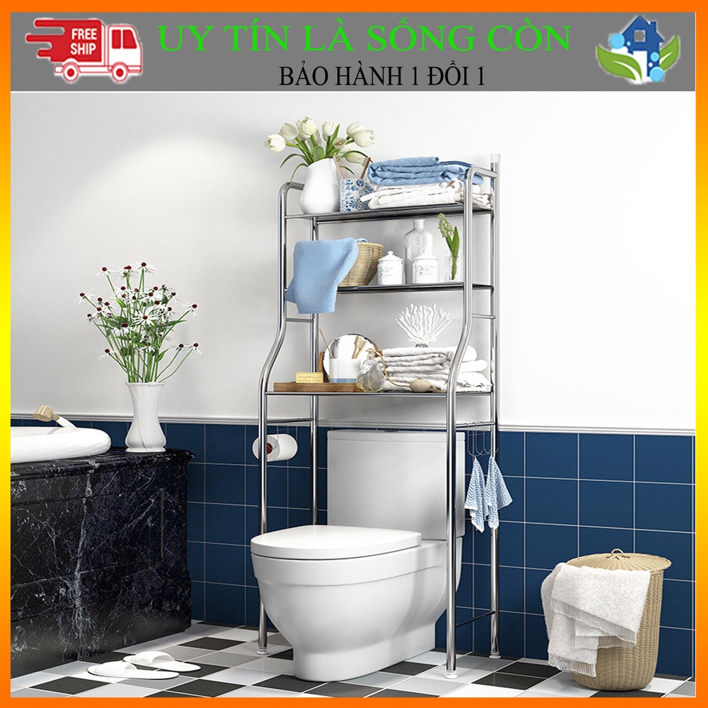 Kệ sau bồn cầu tiết kiệm không gian tăng thẩm mỹ tiện lợi cho toilet