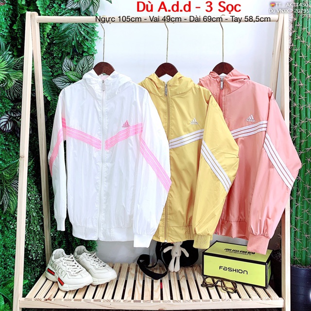 🎆𝐃𝐮̀ 𝟐 𝐋𝐨̛́𝐩🎆 BAC Áo Khoác Dù Qc 3 Sọc Thêu A.dd. Siêu Đẹp (Kèm Video, Hình Thật) | BigBuy360 - bigbuy360.vn