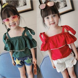Áo trễ vai bé gái