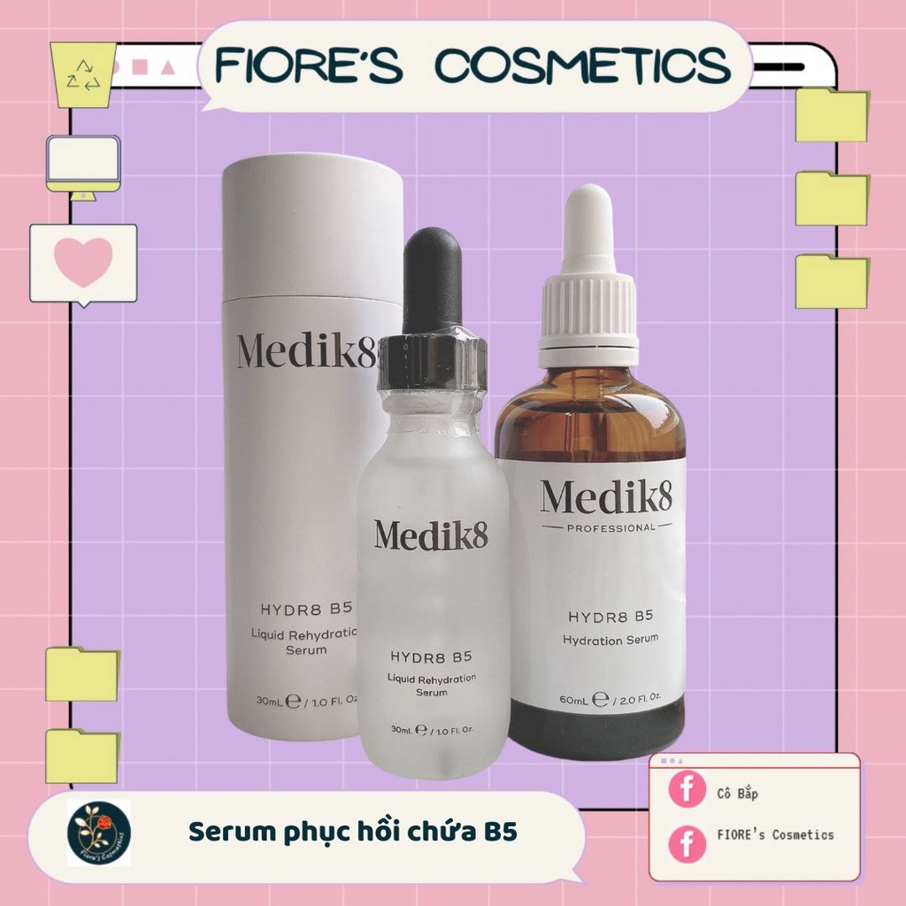 Serum cấp ẩm Medik8 Hydr8 B5 lọ shop