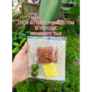 5 bịch bánh cuộn bơ hành phi muối tôm