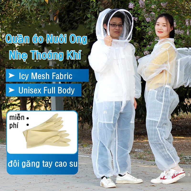 Bộ Trang Phục Bảo Vệ Toàn Thân Chuyên Nghiệp Phối Lưới Thoáng Khí Tiện Dụng