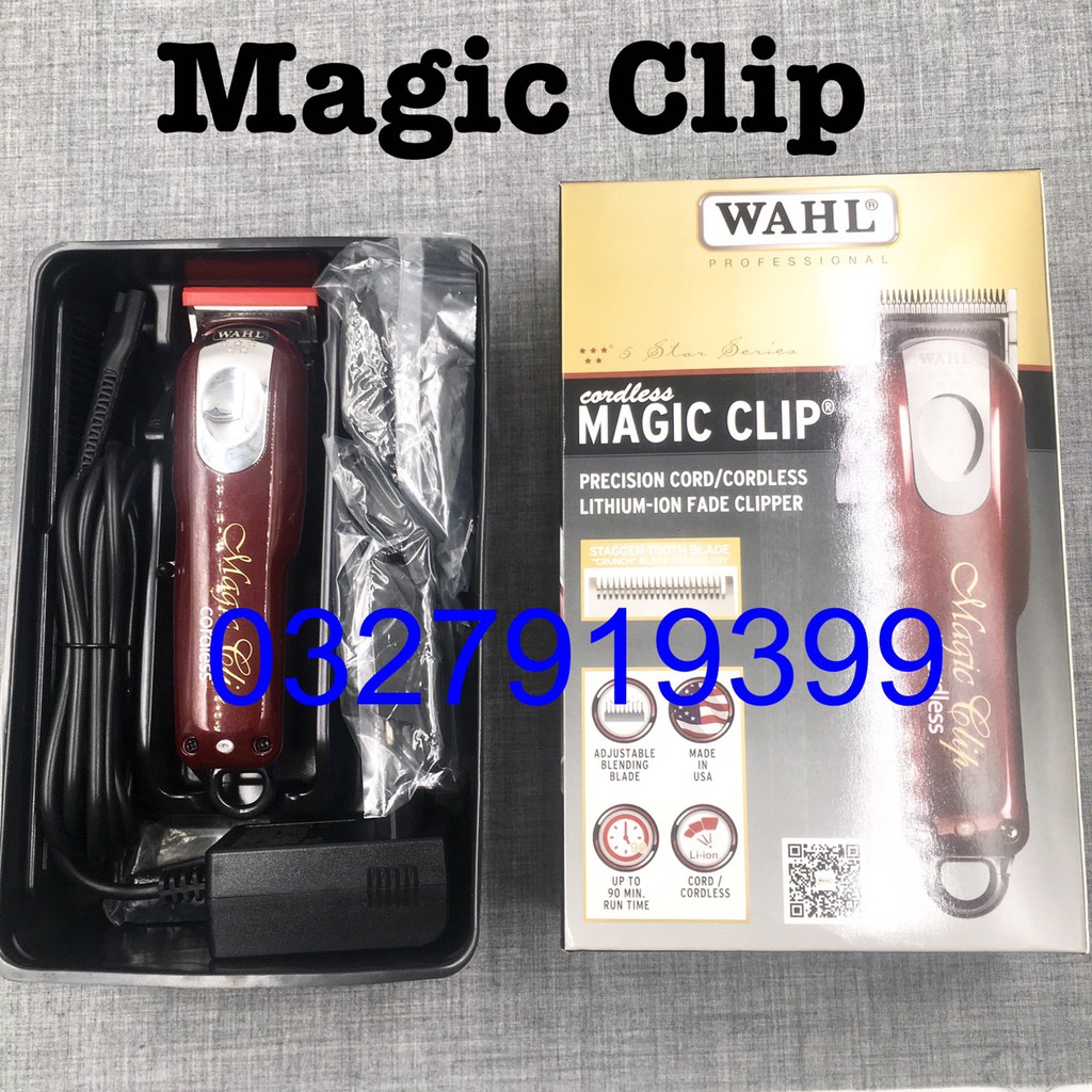 [Free Ship] Tông đơ cắt tóc MAGIC CLIP lưỡi kép ( cữ thép )